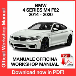 Manuale Officina BMW M4 F82 (2014-2020) (EN)