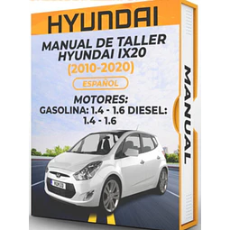 Manuale di officina Hyundai Ix20 (2010-2020) PDF