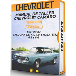 Manuale di officina Chevrolet Camaro (1967-1981) PDF