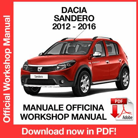 Manuale Officina Sandero (2012-2013-2014-2015-2016) (EN)