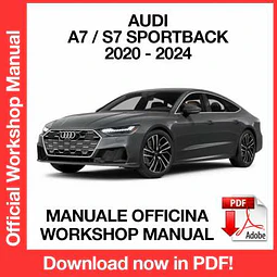 Manuale Officina Audi A7 S7 Sportback (2020-2021-2022-2023-2024) (EN)