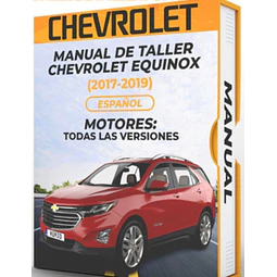Manuale di officina Chevrolet Equinox (2017-2019) PDF