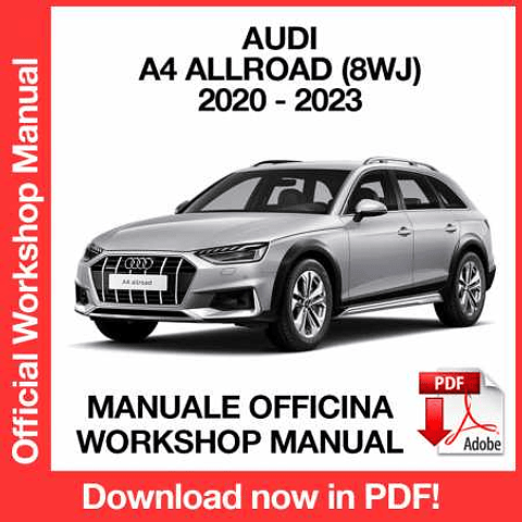 Manuale Officina Audi A4 Allroad 8WJ (2020-2023) (EN)