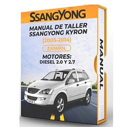 Manuale di officina Ssangyong Kyron (2005-2014) PDF