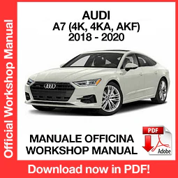 MANUALE OFFICINA AUDI A7 (2018-2020) (EN)