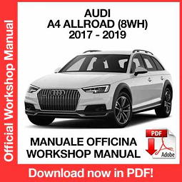 Manuale Officina Audi A4 Allroad 8WH (2017-2018-2019) (EN)
