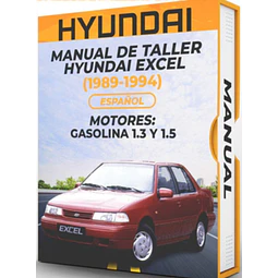 Manuale di officina Hyundai Excel (1989-1994) PDF