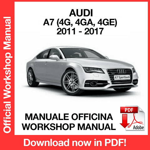 MANUALE OFFICINA AUDI A7 (2011-2012-2013-2014-2015-2016-2017) (EN)