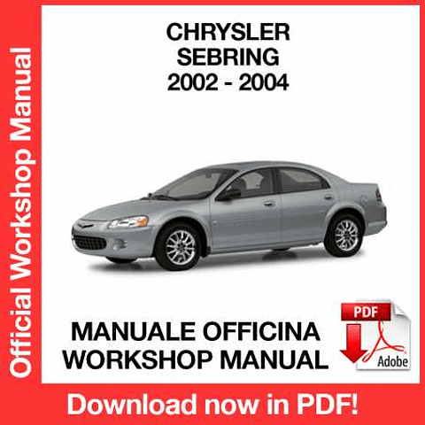 Manuale Officina Chrysler Sebring (2002-2003-2004) (EN)