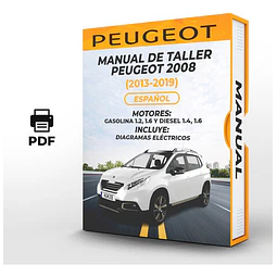 Manuale di officina Peugeot 2008 (2013-2019) PDF