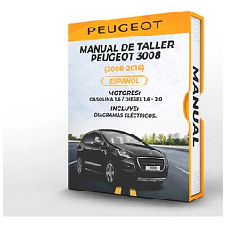 Manuale di officina Peugeot 3008 (2008-2016) PDF
