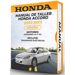 Manuale di officina Honda Accord (2002-2007) PDF