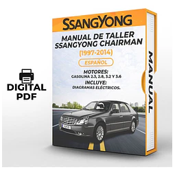 Manuale di officina Ssangyong  chairman (1997-2014) PDF