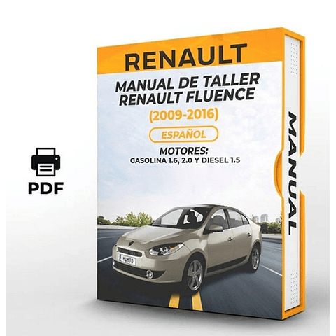 Manuale di officina Renault Fluence (2009-2016) PDF