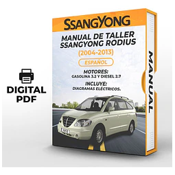 Ssangyong Rodius (2004-2013) Manuale officina PDF