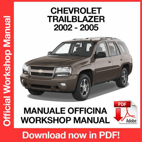 Manuale Officina Chevrolet Trailblazer (2002-2003-2004-2005) (EN)