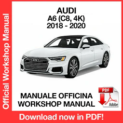 MANUALE OFFICINA AUDI A6 (2018-2019-2020) (EN)