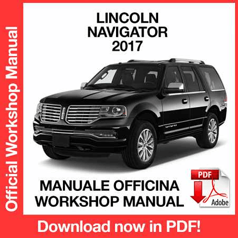  Manuale Officina Lincoln Navigator (2017) (EN)