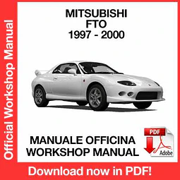 Manuale Officina Mitsubishi FTO (1997-1998-1999-2000) (EN)