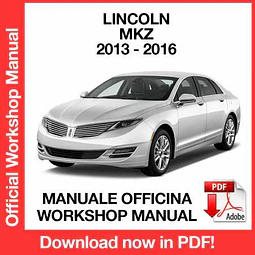 Manuale Officina Lincoln MKZ (2013-2014-2015-2016) (EN)