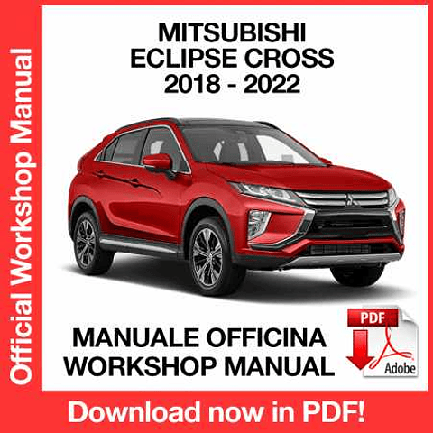Manuale Officina Mitsubishi Eclipse Cross (2018-2019-2020-2021-2022) (EN)