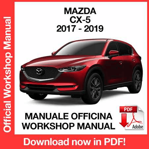 Manuale Officina Mazda CX-5 CX5 (2017-2018-2019) (EN)