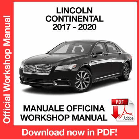 Manuale Officina Lincoln Continental (2017-2018-2019-2020) (EN)