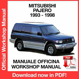 Manuale Officina Mitsubishi Pajero (1993-1994-1995-1996) (EN)
