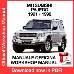 Manuale Officina Mitsubishi Pajero (1991-1992) (EN)