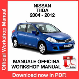 Manuale Officina Nissan Tiida Versa C11 (2004-2005-2006-2007-2008-2009-2010-2011-2012) (EN)