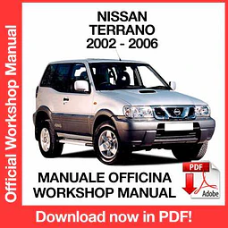 Manuale Officina Nissan Terrano R20 (2002-2001- 2002-2003-2004-2005-2006) (EN)