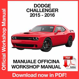 Manuale Officina Dodge Challenger (2015-2017-2016) (EN)