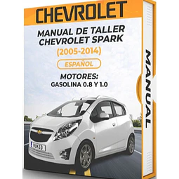 Manuale di officina Chevrolet Spark (2005-2014) 0.8 E 1.0