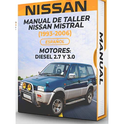 Manuale di officina Nissan Mistral (1993-2006) 2.7 e 3.0 PDF