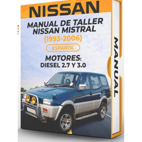 Manuale di officina Nissan Mistral (1993-2006) 2.7 e 3.0 PDF
