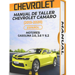 Manuale di officina Chevrolet Camaro (2015-2020) 2.0, 3.6 E 6.2 PDF
