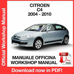 Manuale Officina Citroen C4 (2004-2005-2006-2007-2008-2009-2010) (EN)