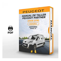 Manuale di officina Peugeot Partner (2008-2018) 1.6 PDF