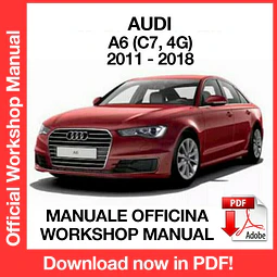 MANUALE OFFICINA AUDI A6 (2011-2012-2013-2014-2015-2016-2017-2018) (EN)