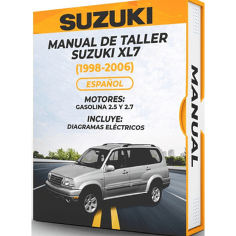 Manuale di officina Suzuki Xl7 (1998-2006) 2.5 E 2.7 PDF