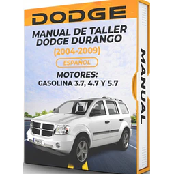 Manuale di officina Dodge Durango (2004-2009)  3.7, 4.7 e 5.7 PDF