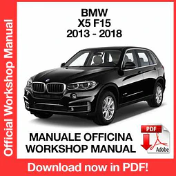 Manuale Officina BMW X5 F15 (2013-2014-2015-2016-2017-2018) (EN)