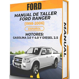 Manuale di officina Ford Ranger (1998-2006) 3.0 E 4.0 E GASO 2.5