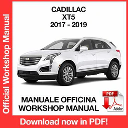 Manuale Officina Cadillac XT5 (2017-2018-2019) (EN)