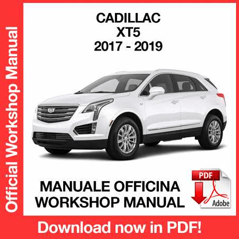 Manuale Officina Cadillac XT5 (2017-2018-2019) (EN)