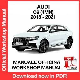 MANUALE OFFICINA AUDI Q8 (2018-2019-2020-2021-2022-2023) (EN)
