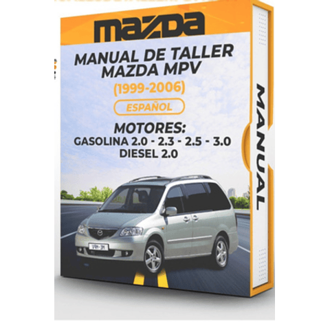 Manuale di officina Mazda Mpv (1999-2006) 2.0 - 2.3 - 2.5 - 3.0 Gaso 2.0