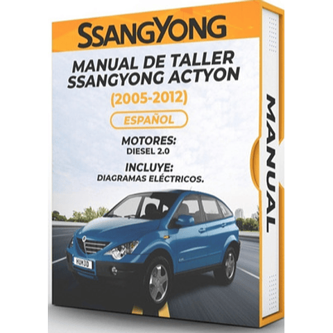 Manuale di officina Ssangyong Actyon (2005-2012) 2.0 PDF 