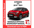 Manuale Officina Citroen C3 GRATUITO (2016-2017-2018-2019-2020-2021) (ITA)
