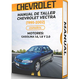 Manuale di officina Chevrolet Vectra (1995-2002)  1.6, 1.8 e 2.0 PDF